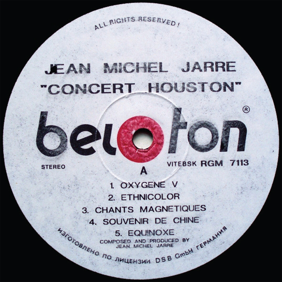 Jean-Michel JARRE. In Concert Houston/Lyon