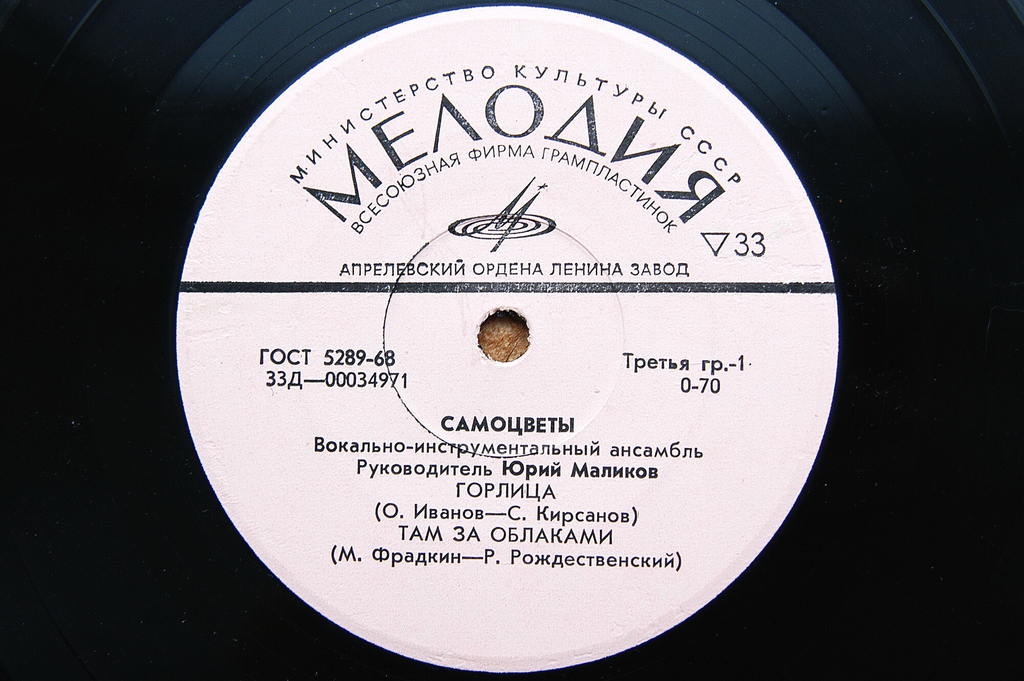 ВИА "Самоцветы". Руководитель Ю.Маликов