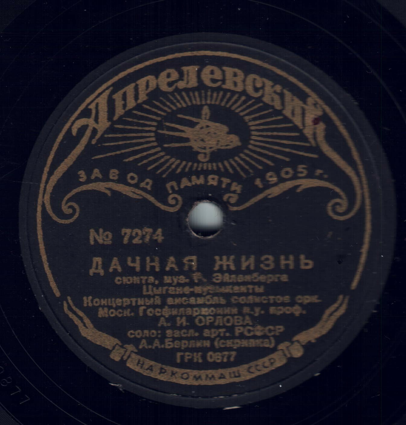 Фрагменты сюиты "Дачная жизнь", муз. Р. Эйленберга