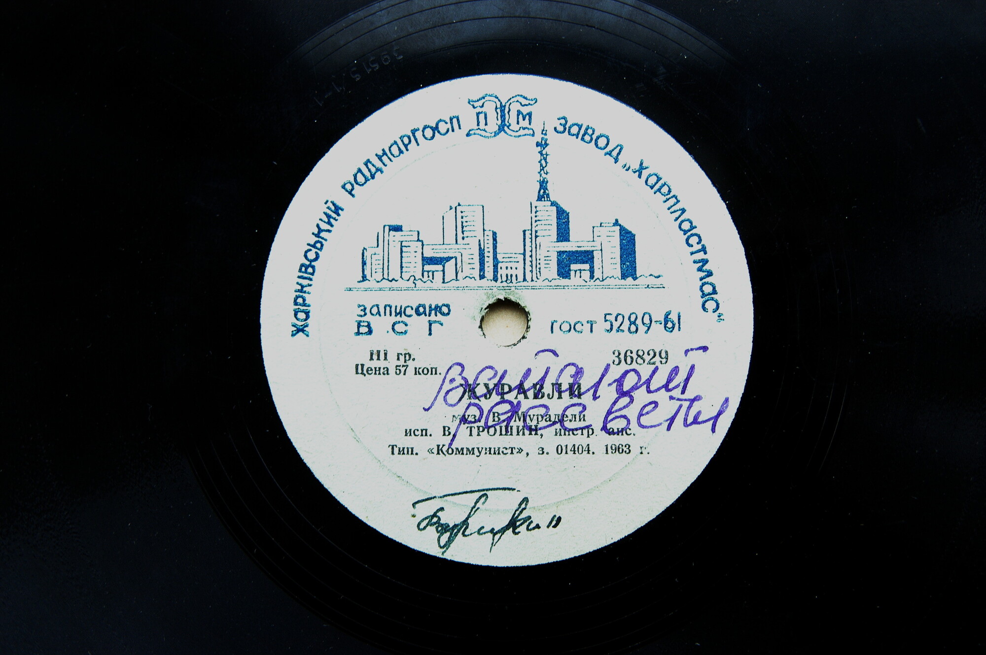 Владимир Трошин — Журавли / Есть такая любовь