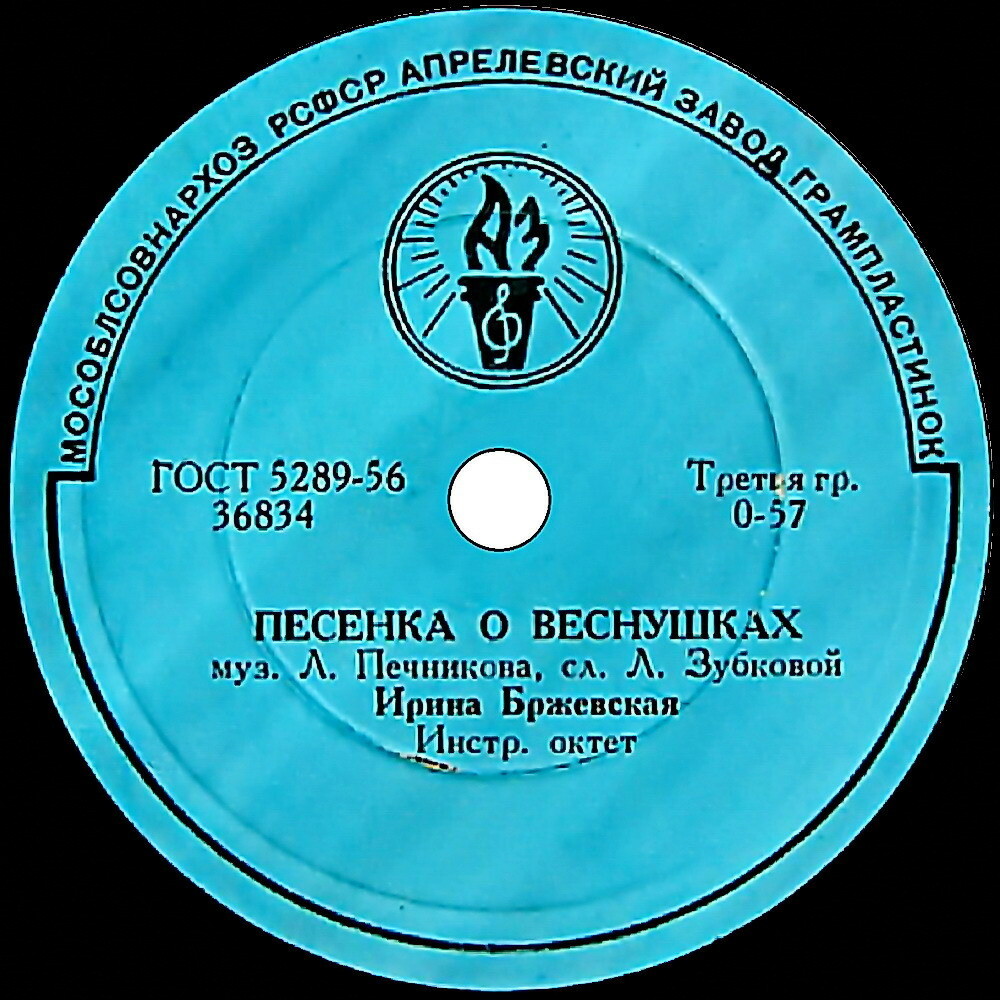 Ирина Бржевская - Верному другу / Песенка о веснушках