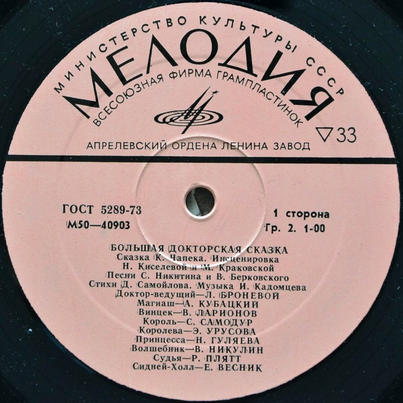 К. Чапек. Большая докторская сказка (инсценировка)