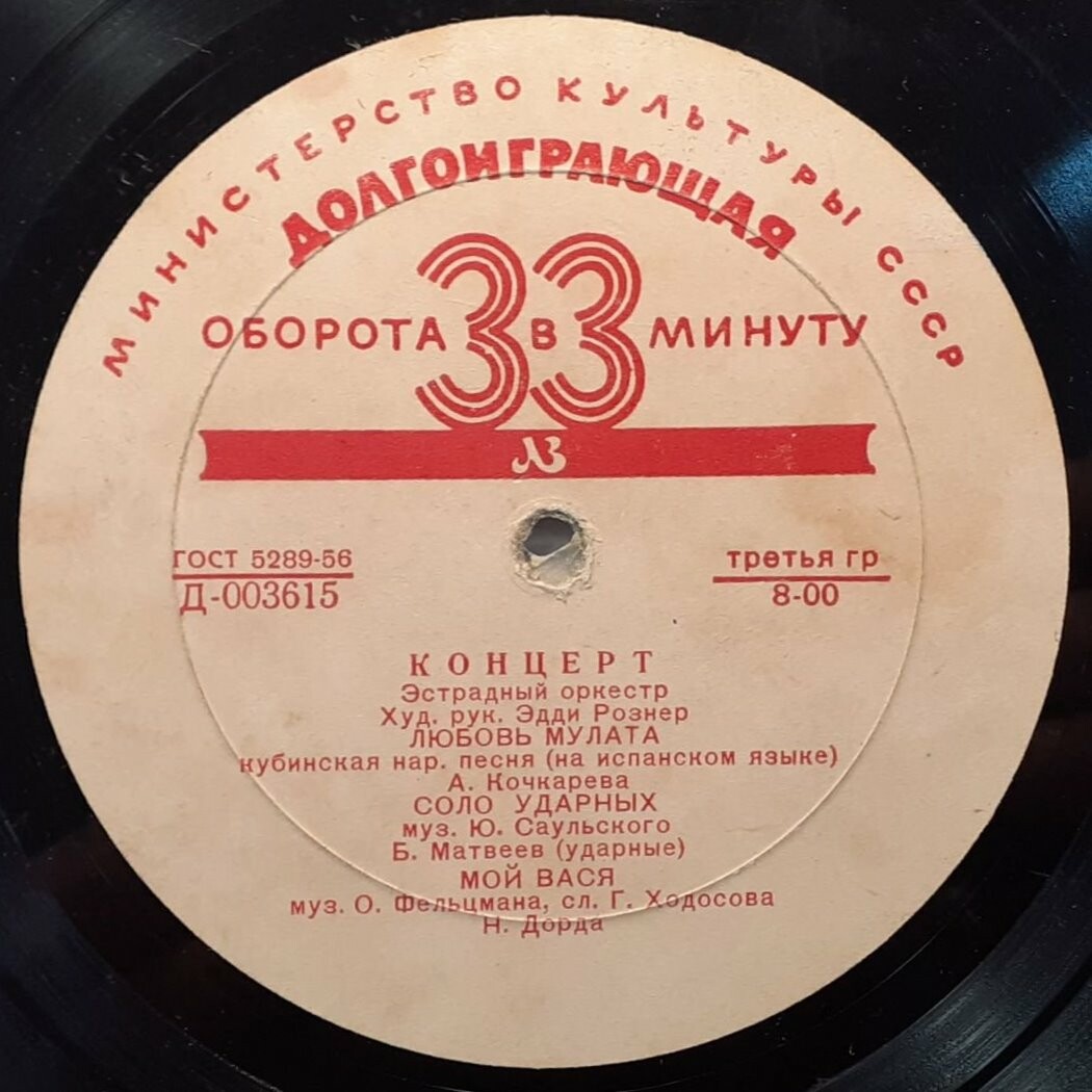 Концерт - Эстрадный оркестр Эдди Рознера