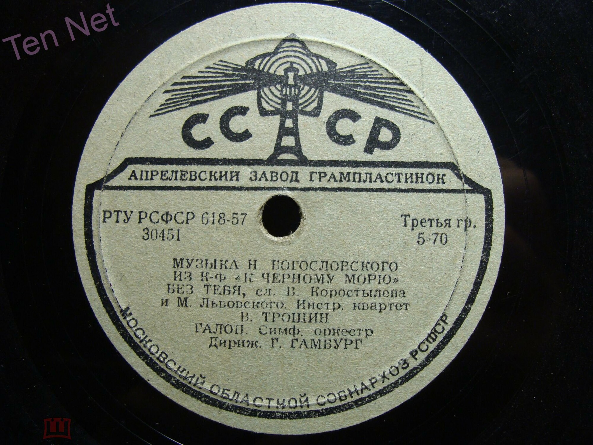 Музыка Н. Богословского из к/ф «К Чёрному морю»