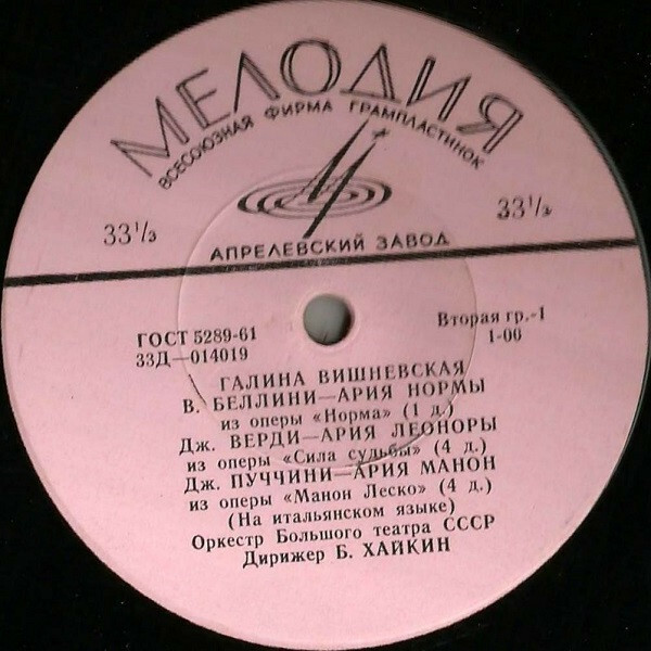 Галина Вишневская