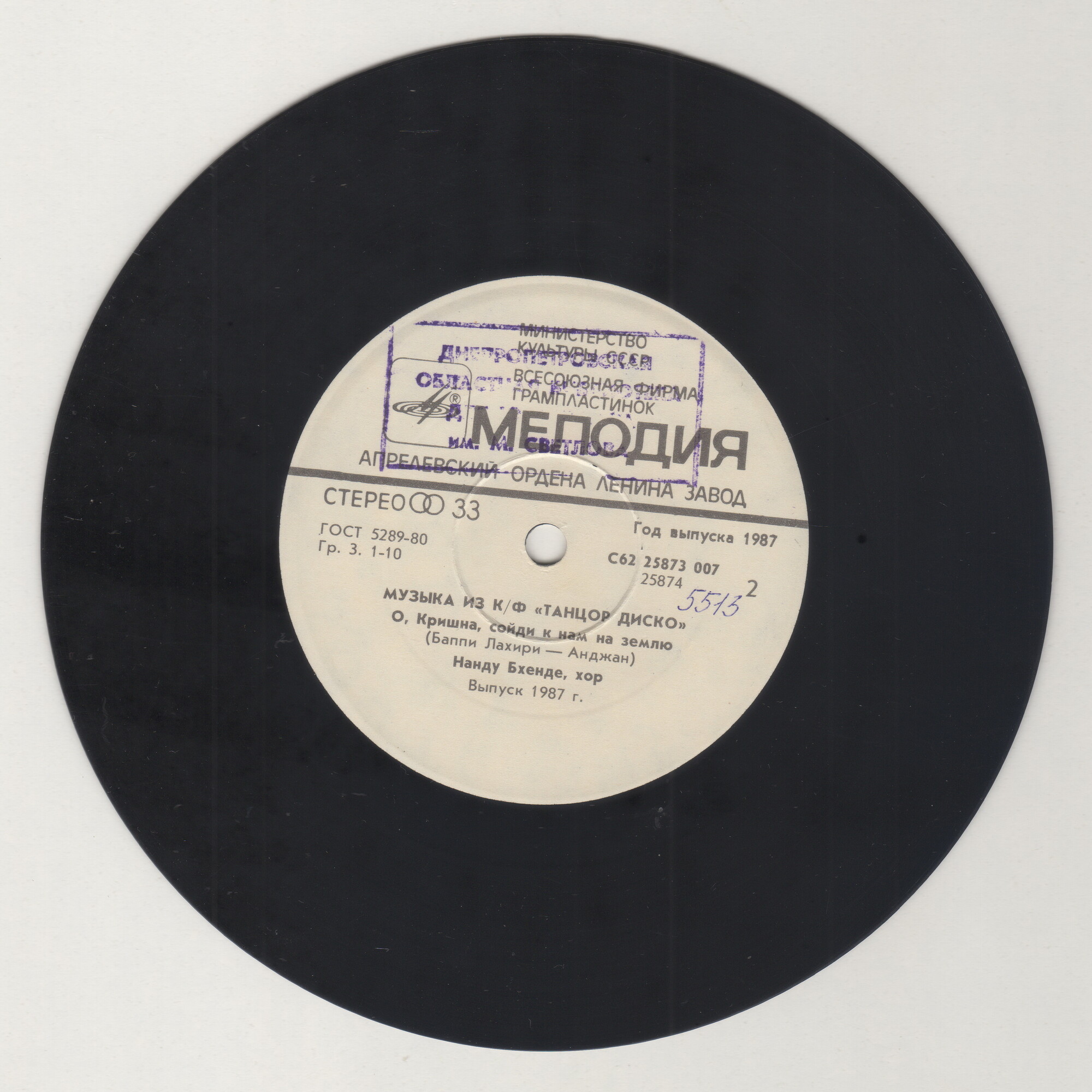 МУЗЫКА ИЗ КИНОФИЛЬМА «ТАНЦОР ДИСКО» (2)