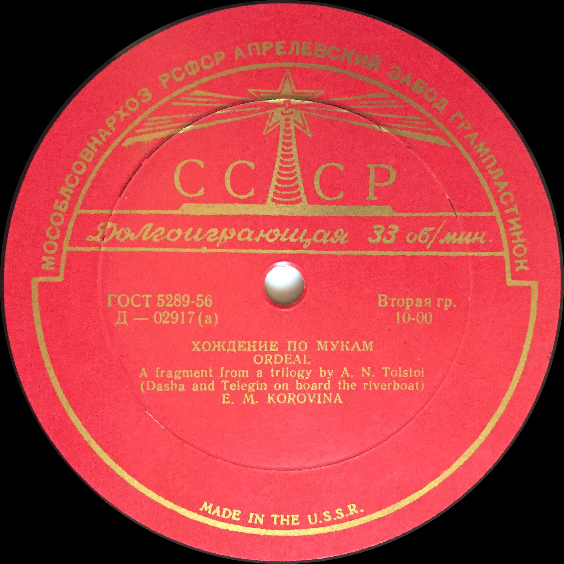 К. Паустовский, А. Толстой