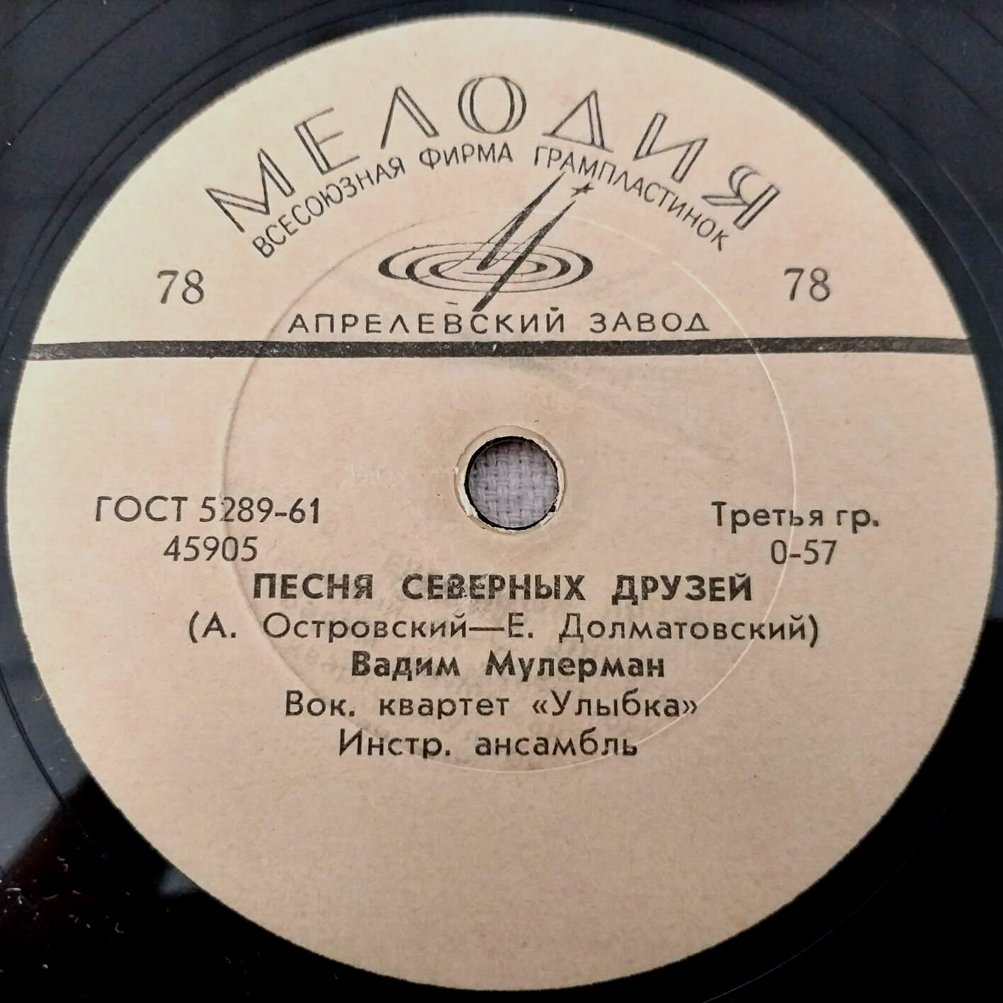 В. Мулерман — Песня северных друзей / Всё равно мы встретимся