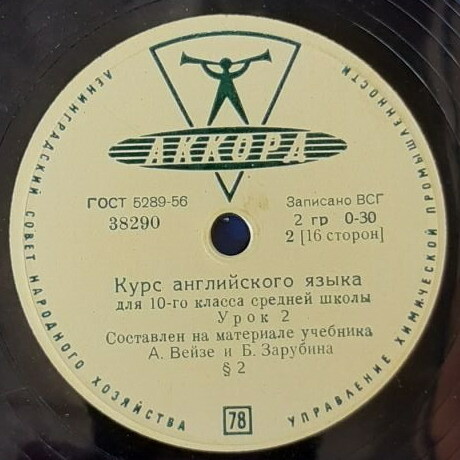 Курс английского языка для 10 класса средней школы (по учебнику А. Вейзе и Б. Зарубина)