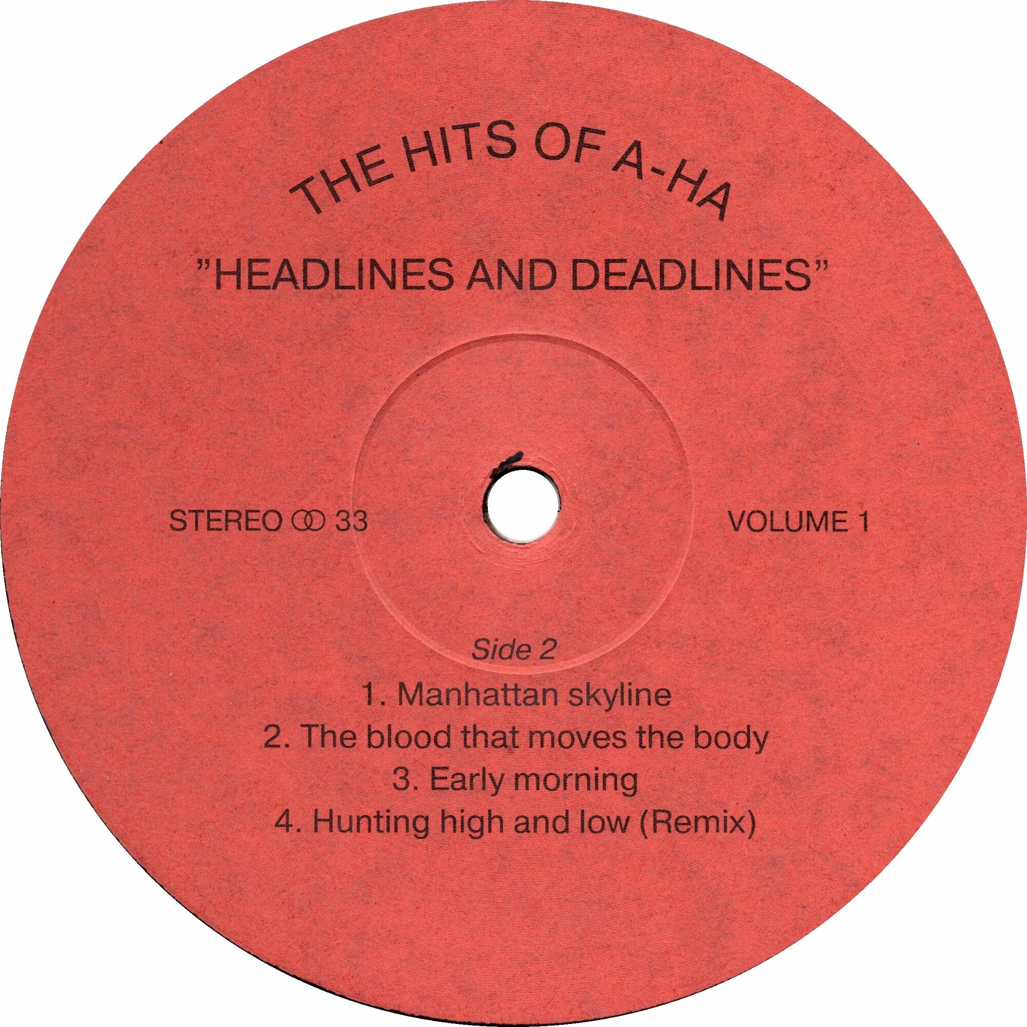 A-HA. Headlines and Deadlines (The Hits Of A-Ha)