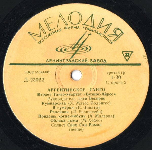 Танго-квартет «Буэнос-Айрес» (Аргентина) - Аргентинское танго