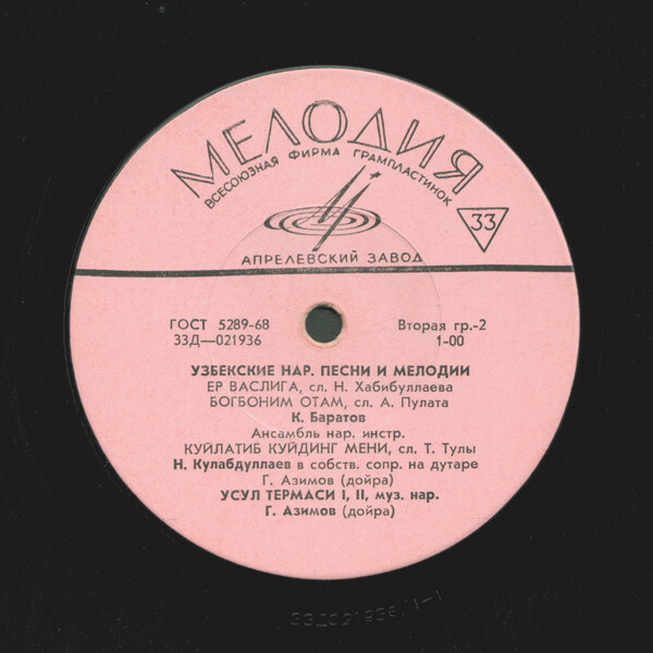 Узбекские песни и мелодии