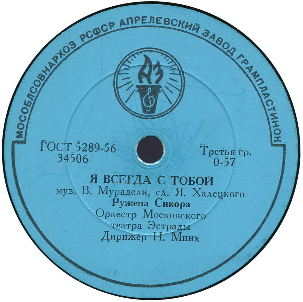 Евгений Кибкало - Сердечная песенка // Ружена Сикора - Я всегда с тобой