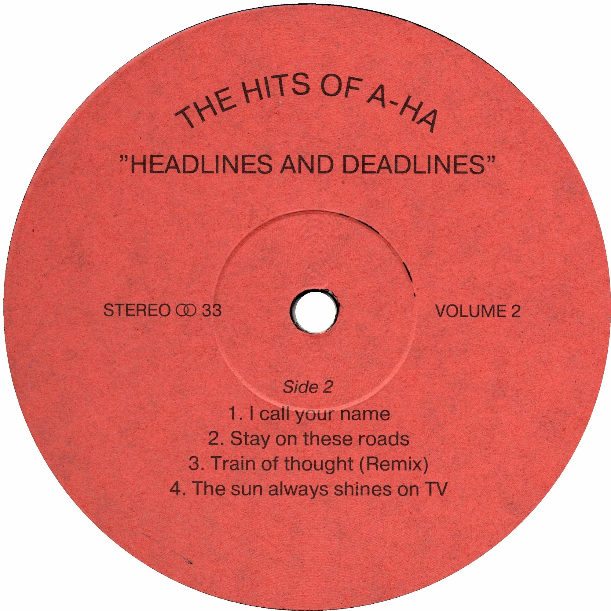 A-HA. Headlines and Deadlines (The Hits Of A-Ha)