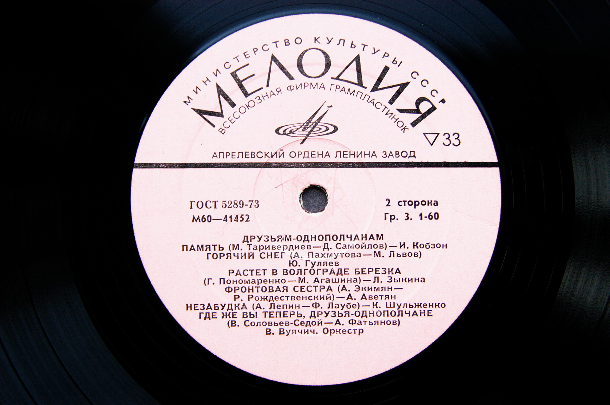 ДРУЗЬЯМ-ОДНОПОЛЧАНАМ