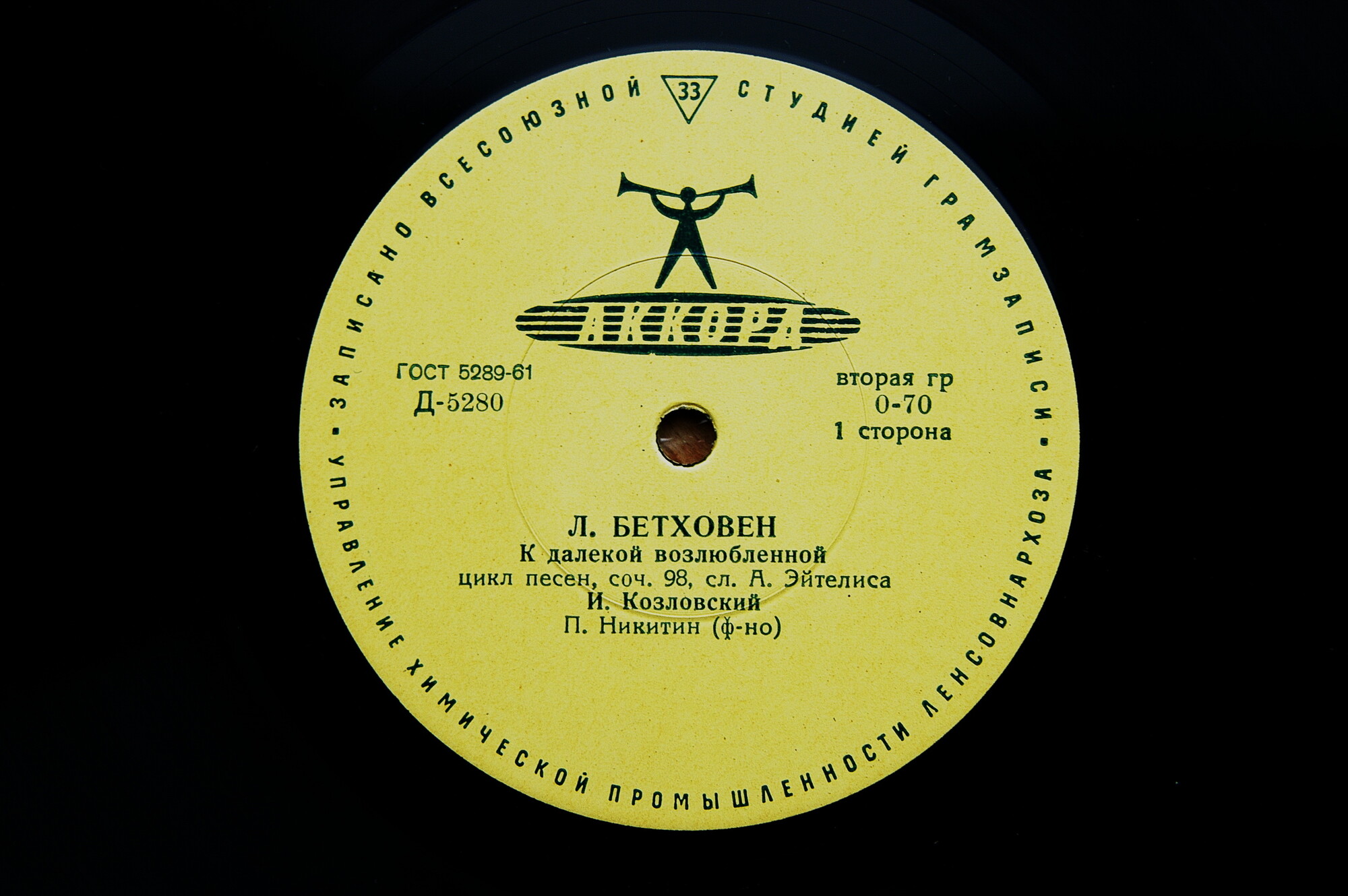 Л. БЕТХОВЕН, Ф. ШУБЕРТ. Поет И. Козловский