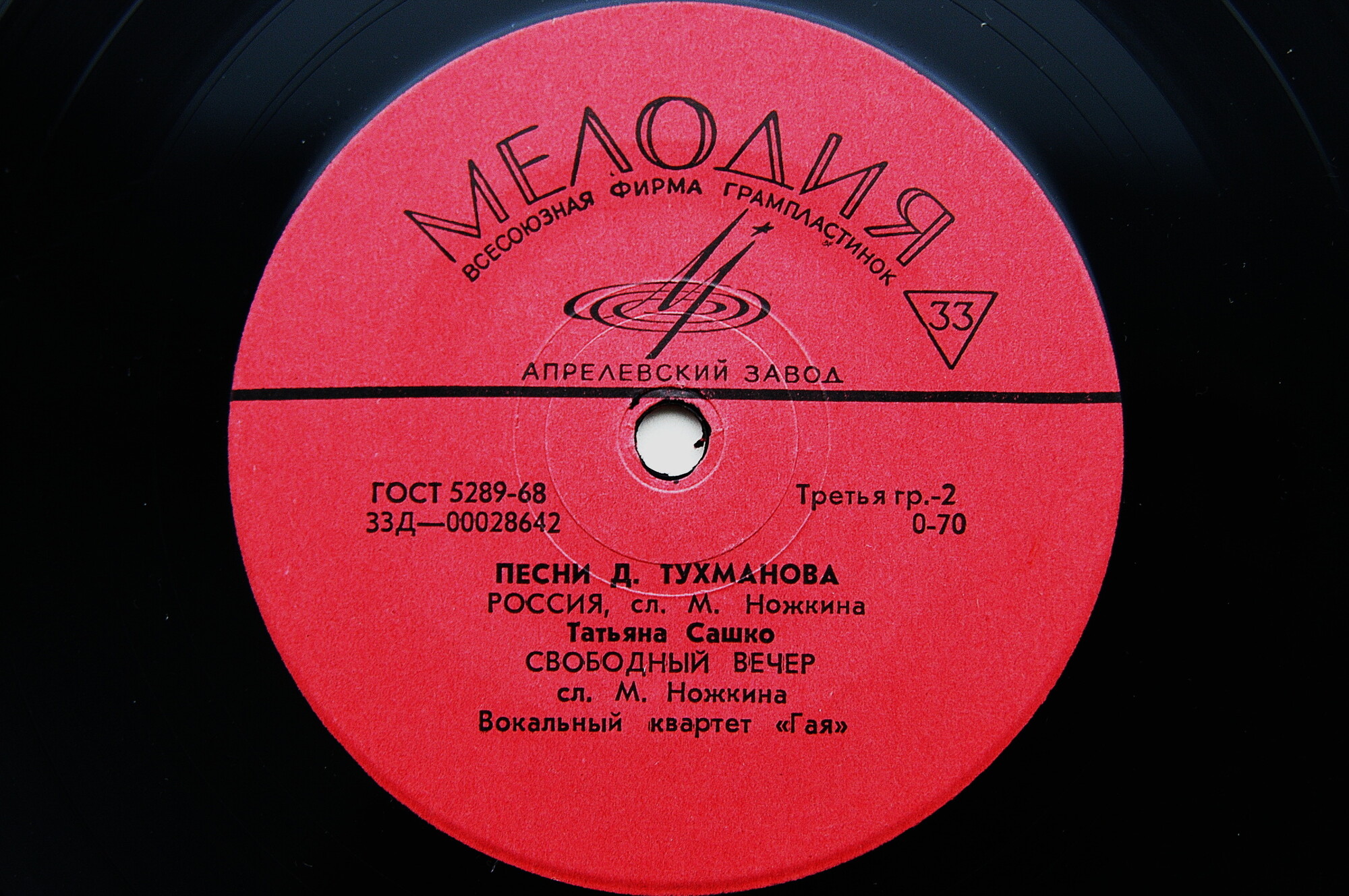 Песни Д. Тухманова