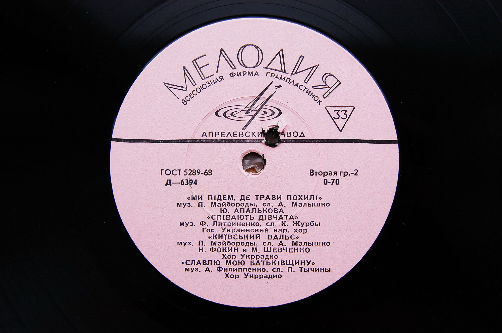 Песни украинских композиторов