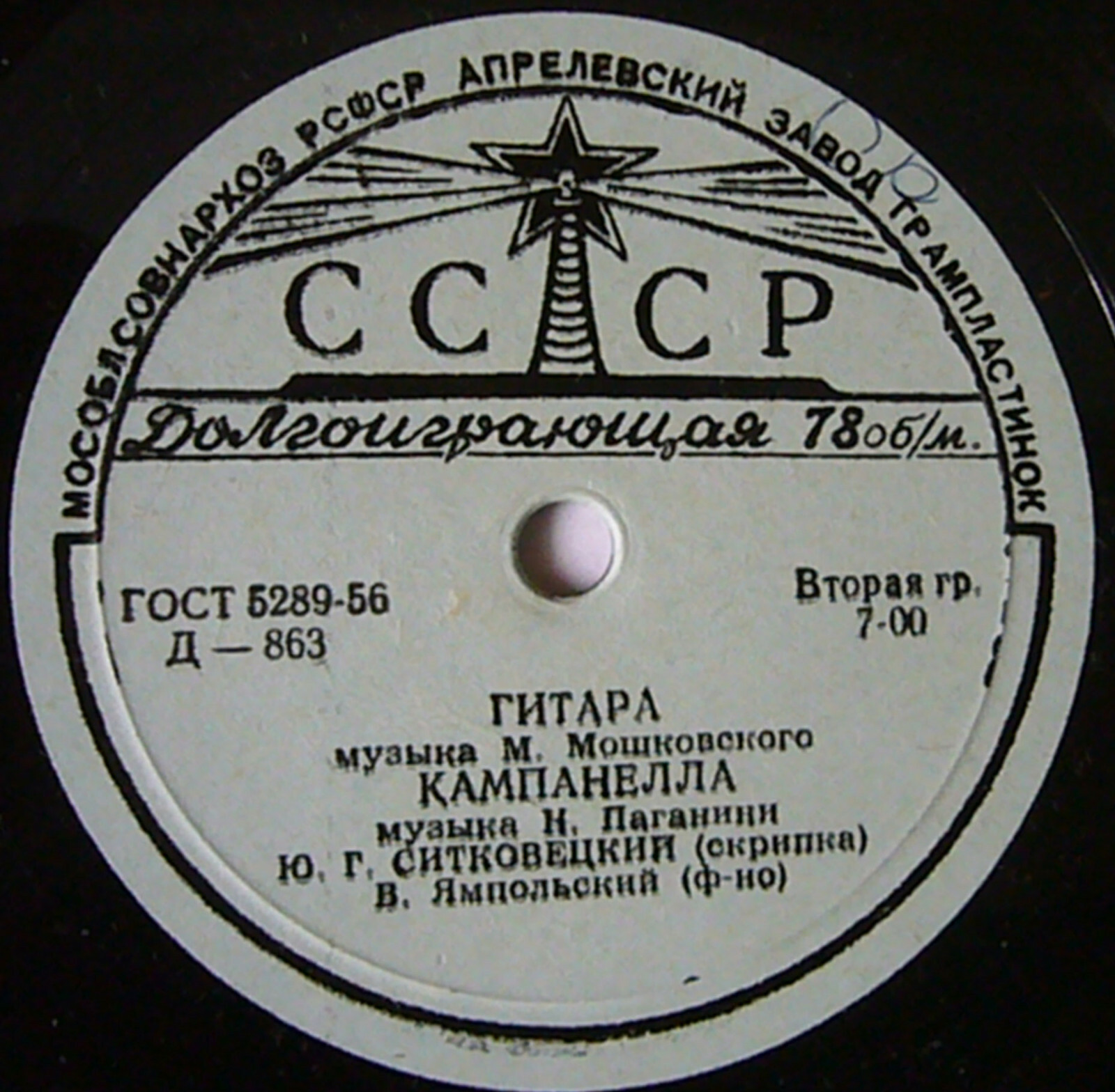 Юлиан СИТКОВЕЦКИЙ (скрипка)