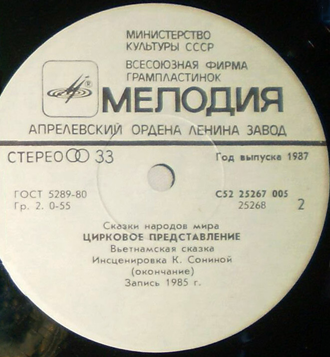 Цирковое представление (вьетнамская сказка)