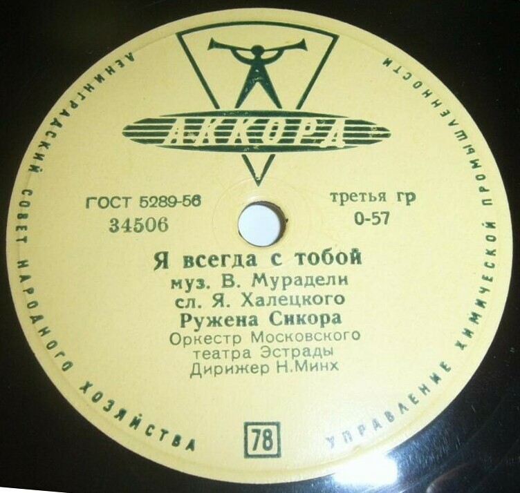 Евгений Кибкало - Сердечная песенка // Ружена Сикора - Я всегда с тобой