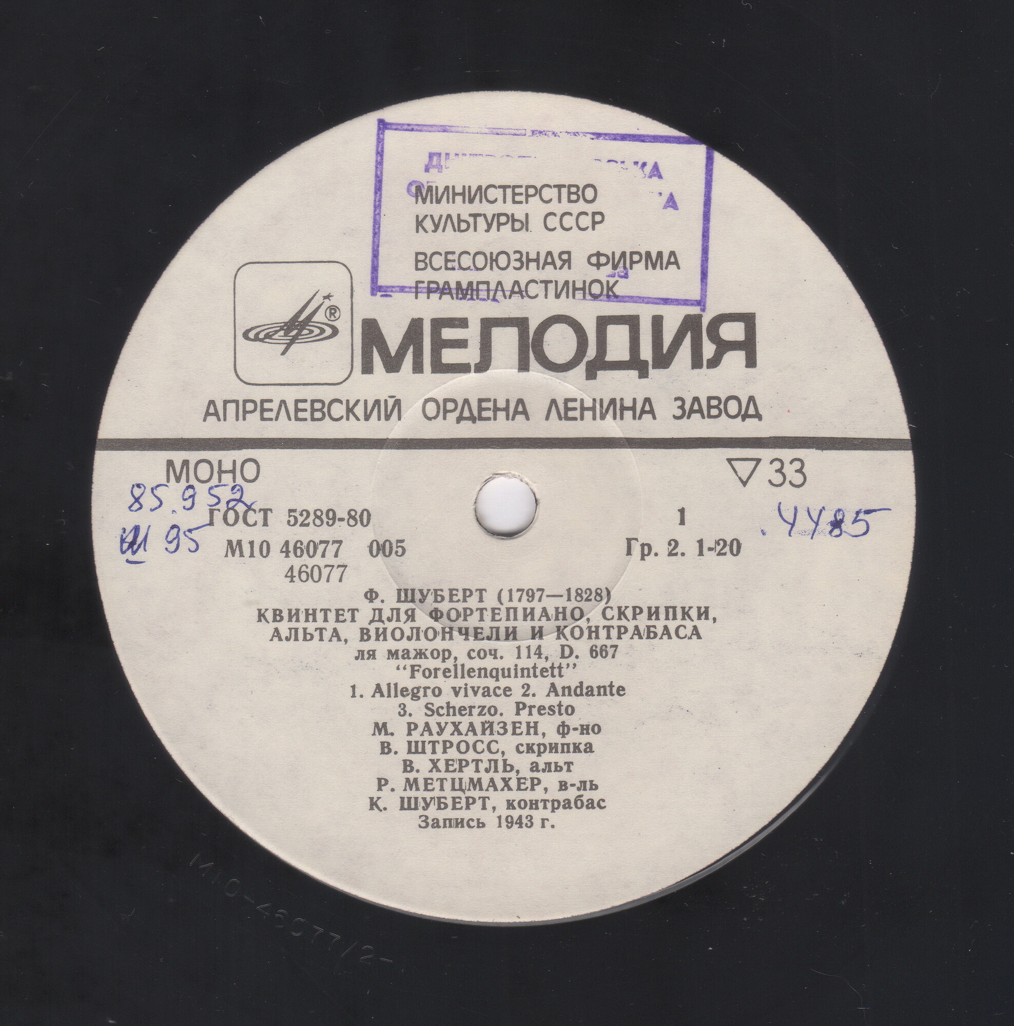 Ф. ШУБЕРТ (1797-1828)