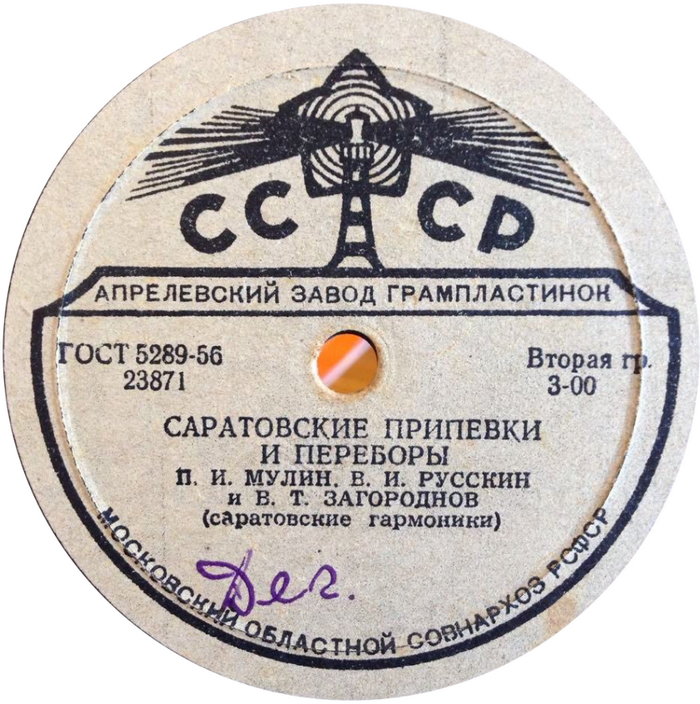 Молодые волгари / Саратовские припевки и переборы