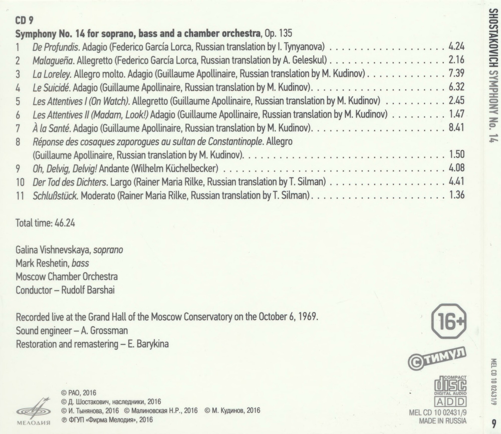 Дмитрий ШОСТАКОВИЧ. Все симфонии (юбилейное издание)