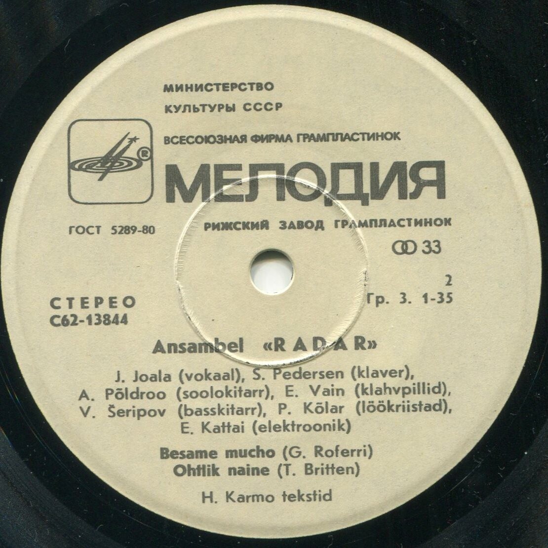 ВИА "Радар"