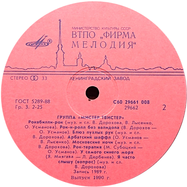 Группа "Мистер Твистер"