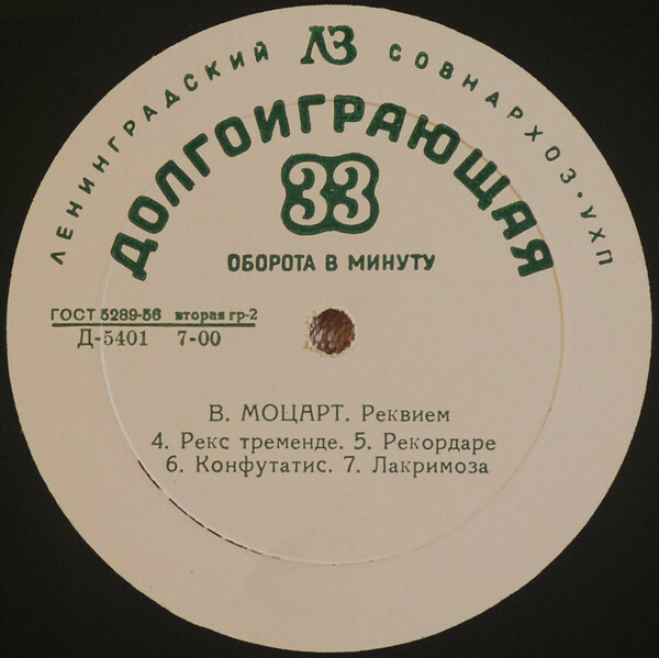 В. Моцарт: Реквием (А. Свешников)