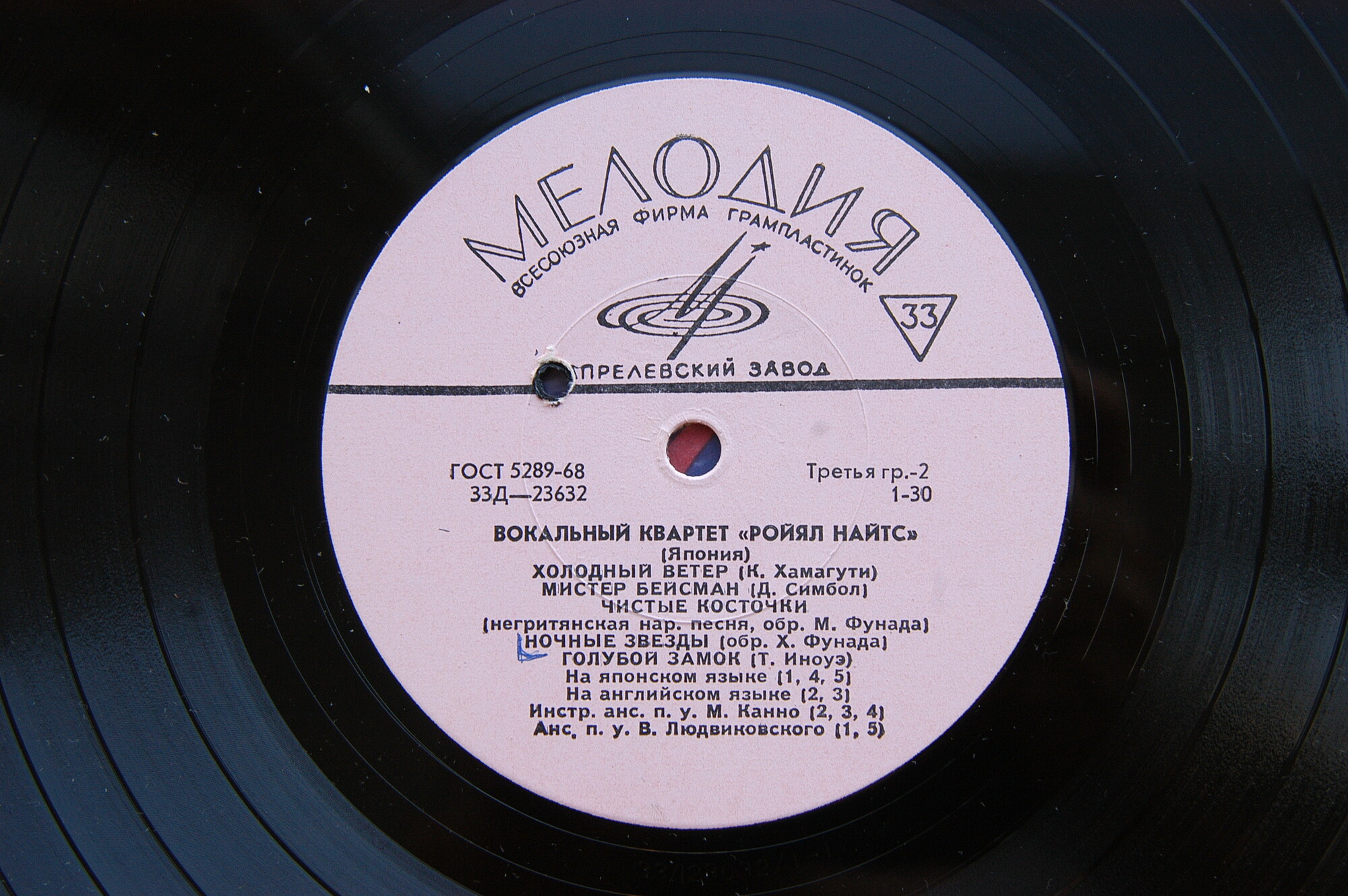 Вокальный квартет «Ройял Найтс» (Япония)