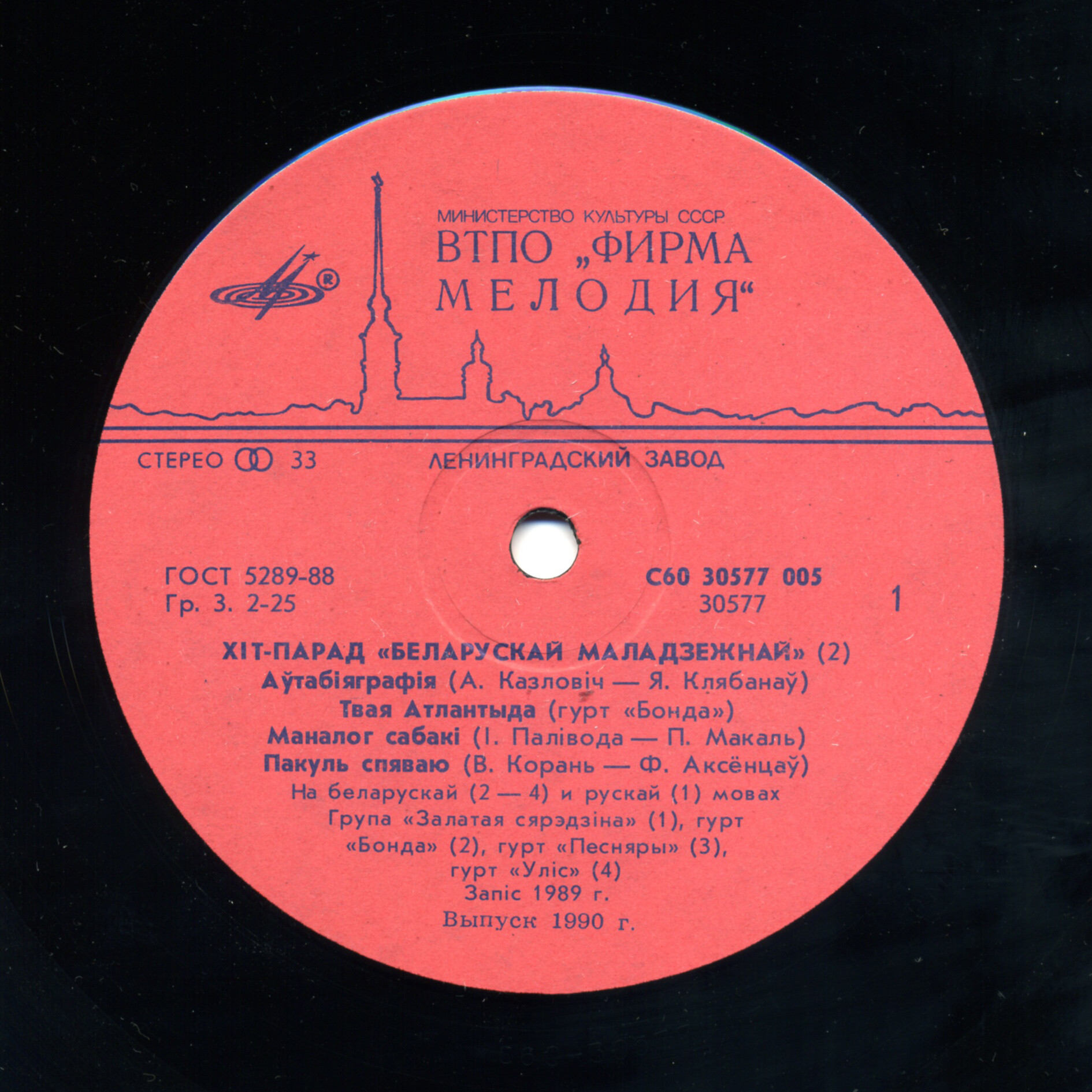 ХИТ-ПАРАД РАДИОСТАНЦИИ «БЕЛОРУССКАЯ МОЛОДЕЖНАЯ» (2)