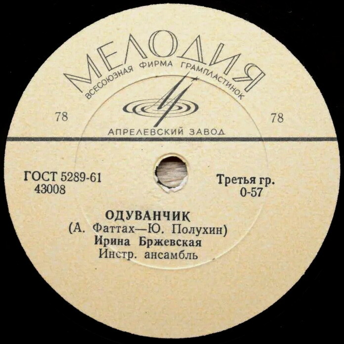 Ирина Бржевская - Праздничная песенка / Одуванчик