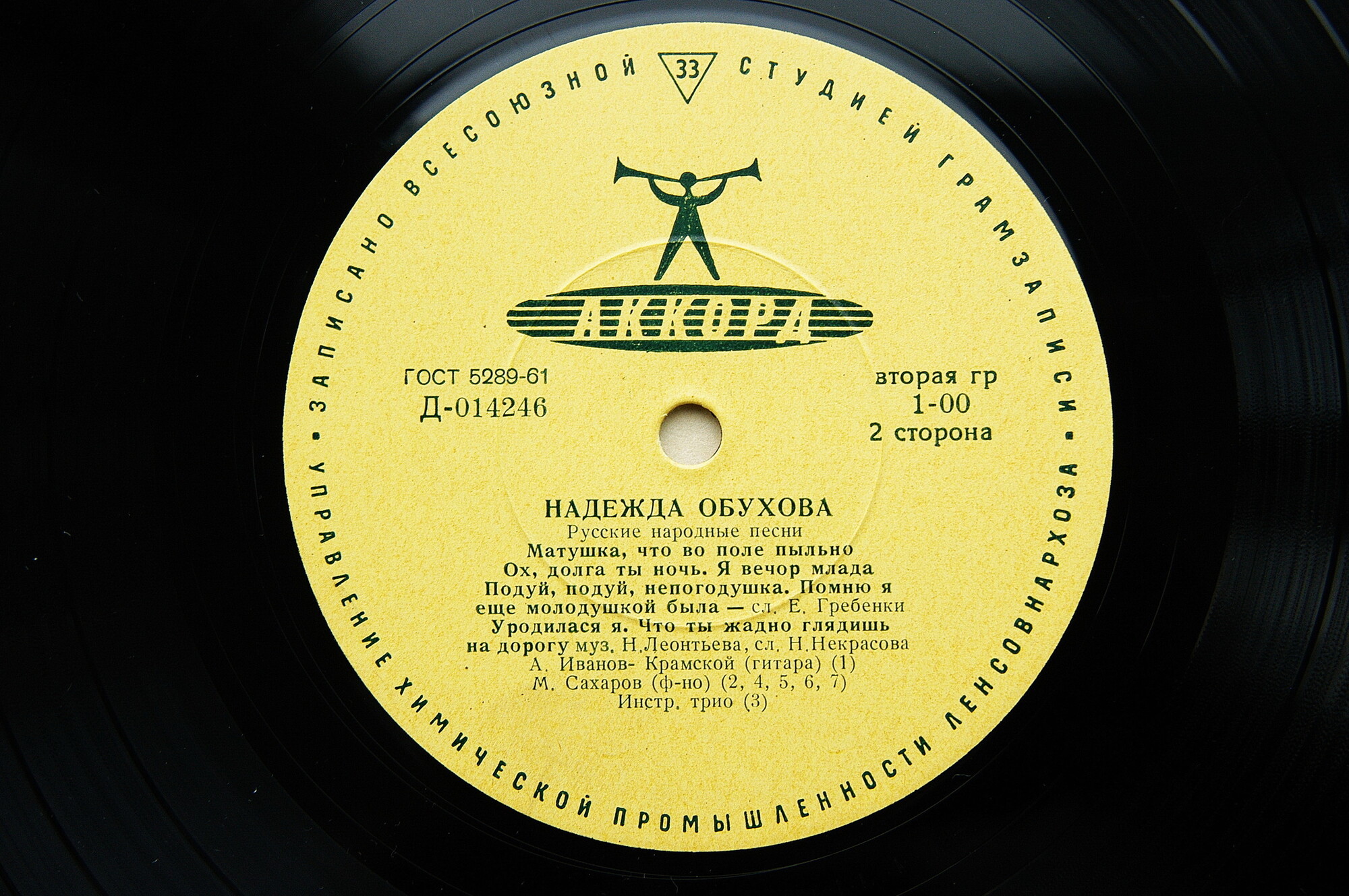 Надежда ОБУХОВА — Русские народные песни