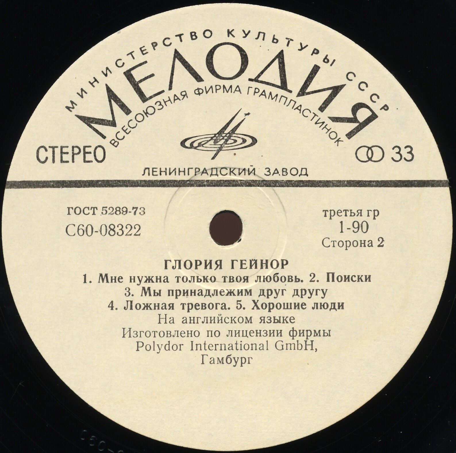 Глория Гейнор / Gloria Gaynor