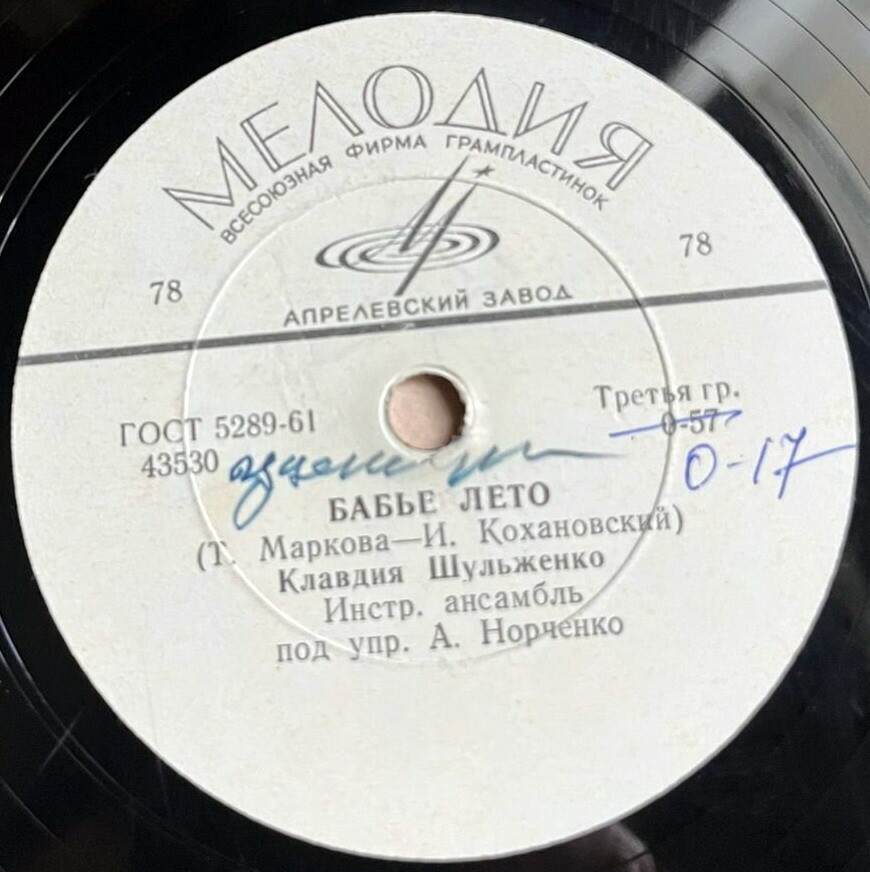 Клавдия Шульженко