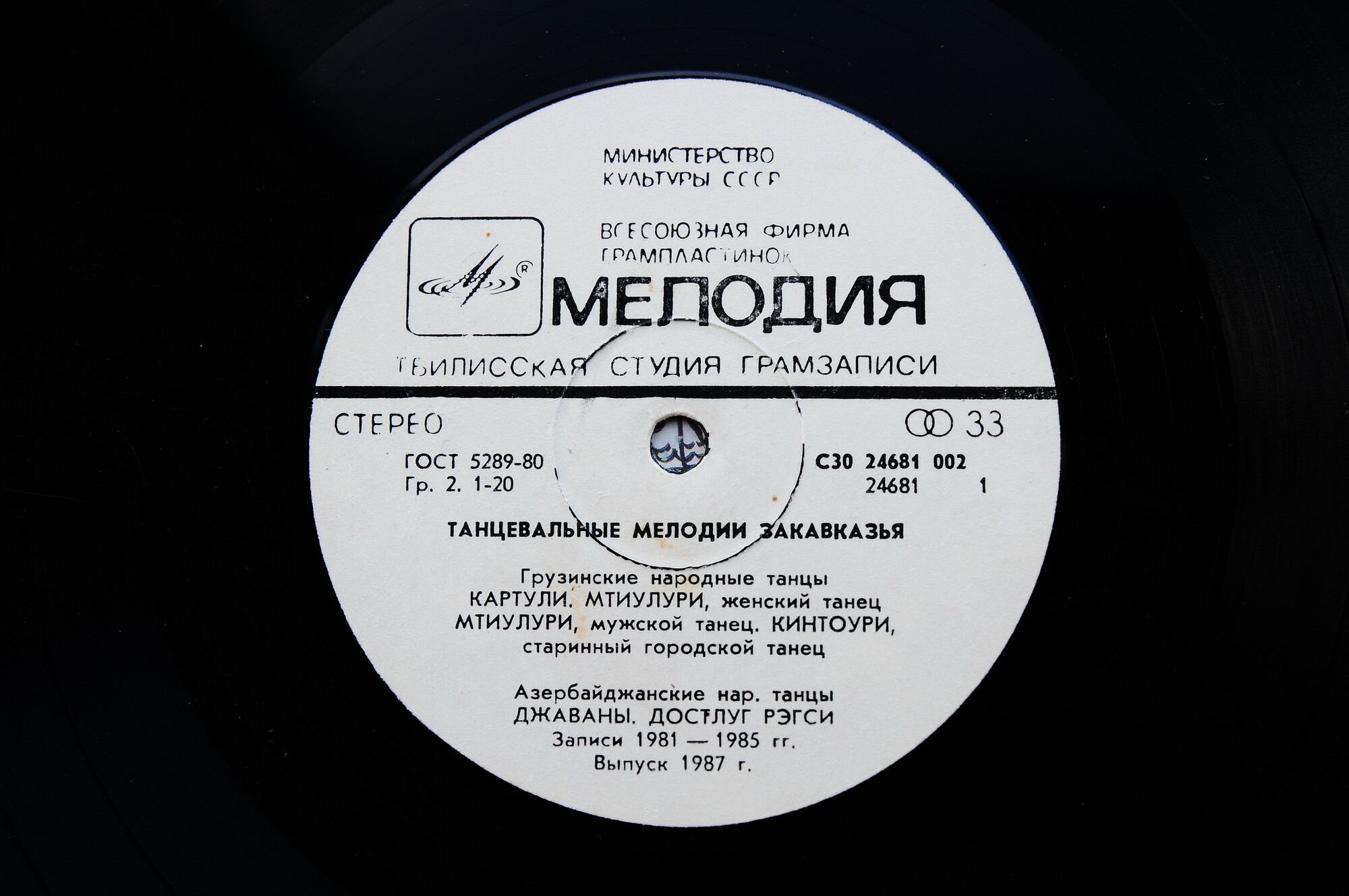 ТАНЦЕВАЛЬНЫЕ МЕЛОДИИ ЗАКАВКАЗЬЯ