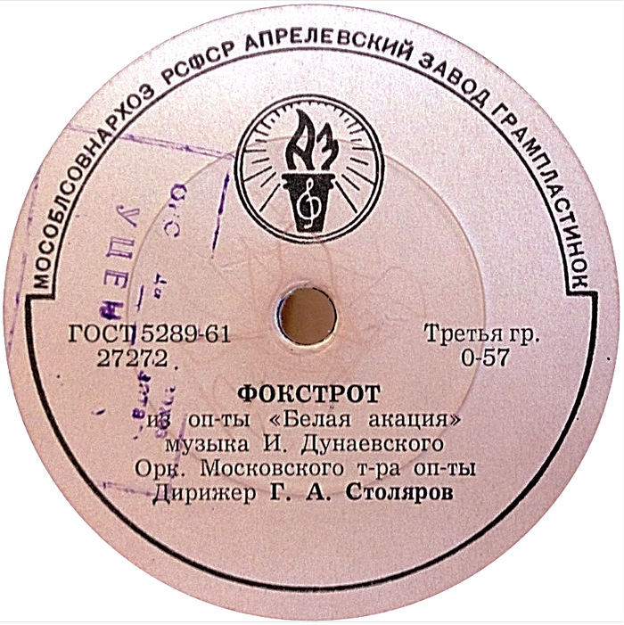 Оркестр - Фокстрот // Е. Кибкало - Силуэт