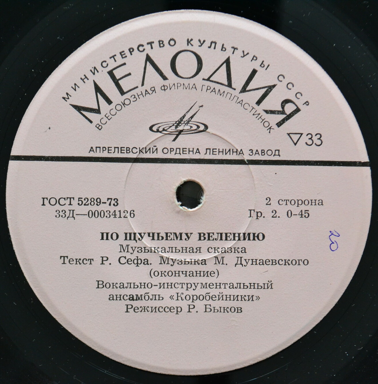 По щучьему велению. Музыкальная сказка