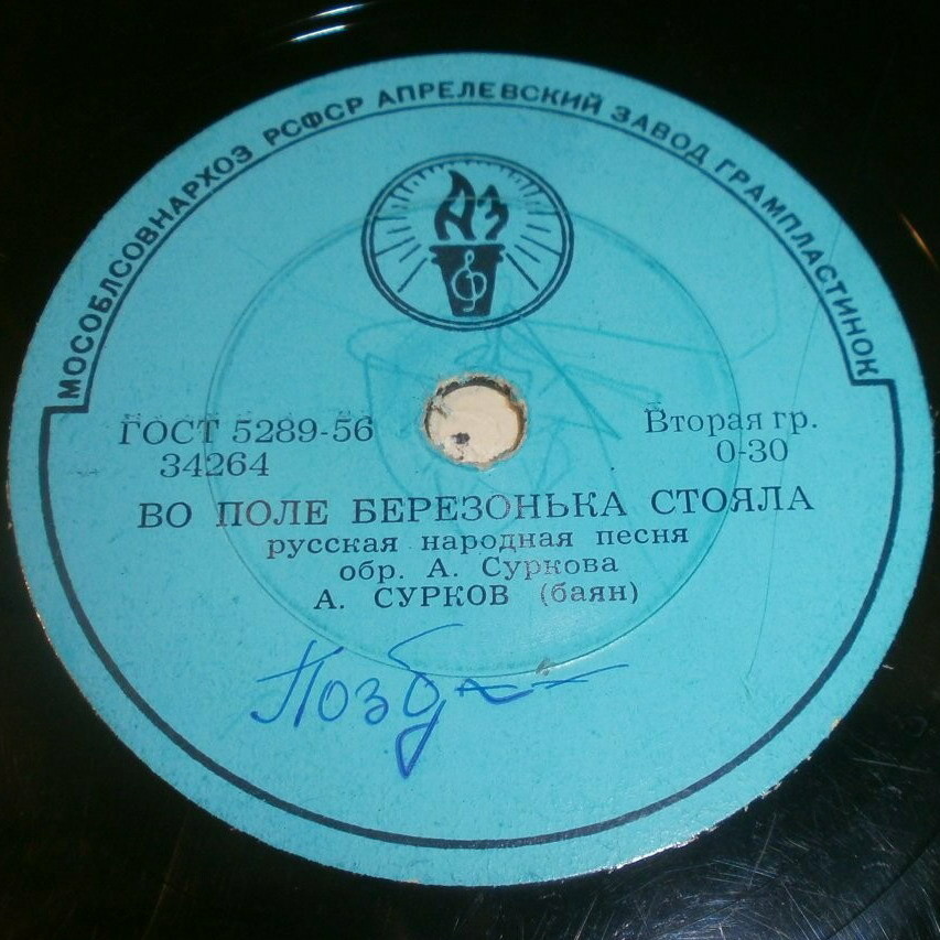 А. Сурков, В. Кузнецов, И. Тихонов (баяны)