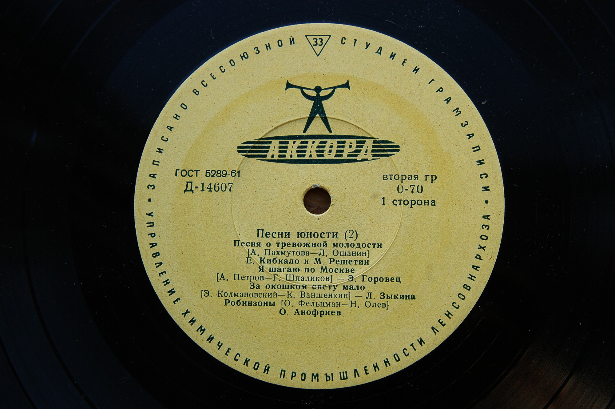 ПЕСНИ ЮНОСТИ (II серия)