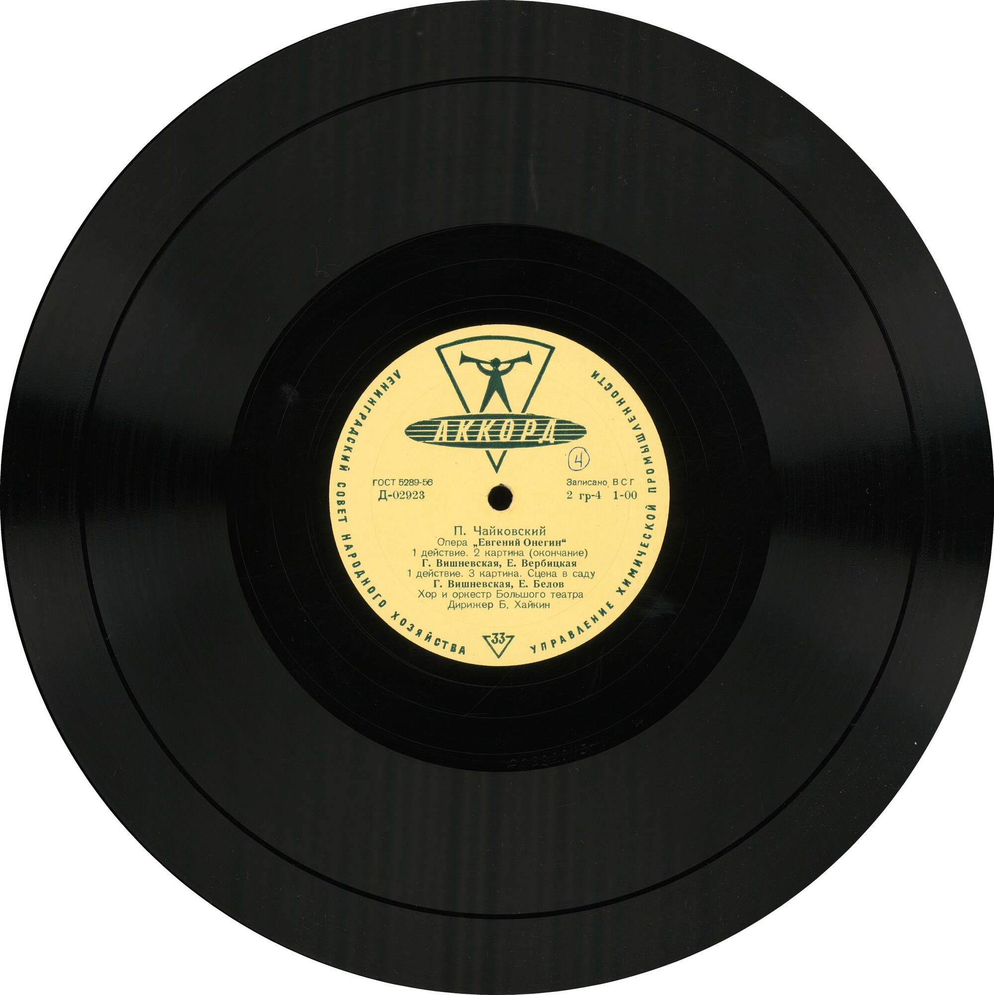 П. ЧАЙКОВСКИЙ. Опера «Евгений Онегин»