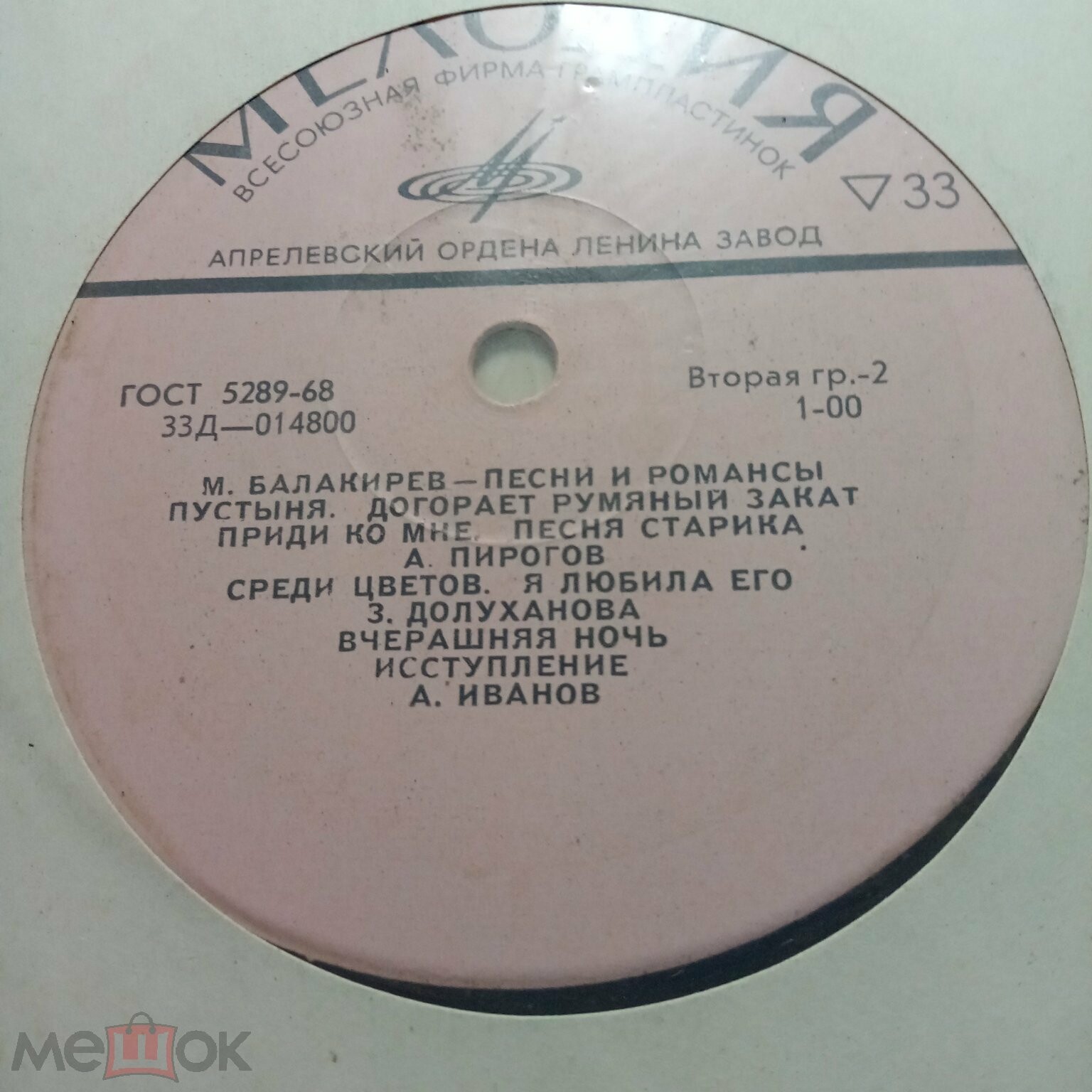 М. Балакирев: Песни и романсы