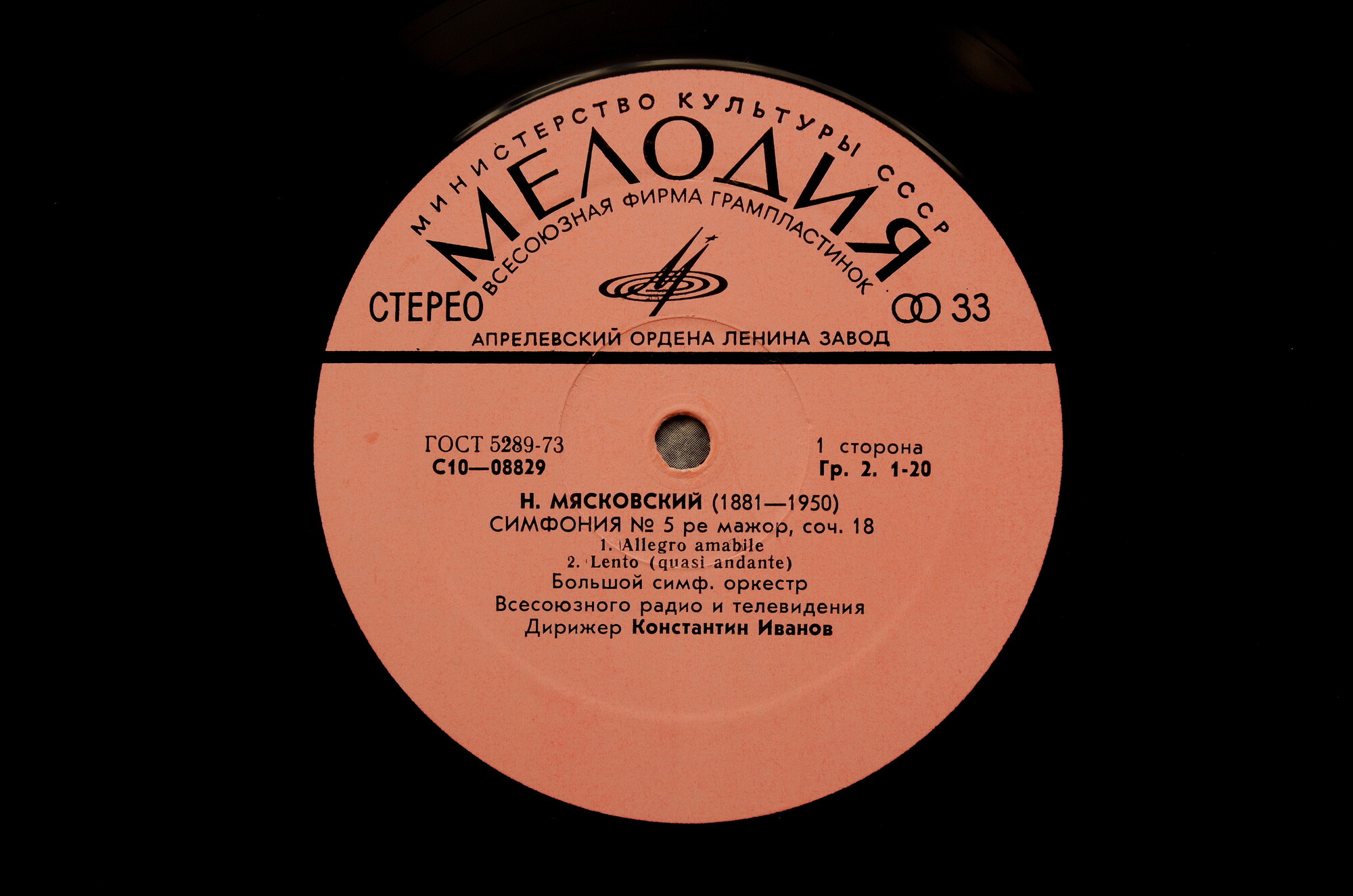 Н. Мясковский (1881-1950). Симфония № 5