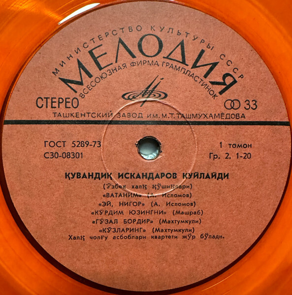 ИСКАНДАРОВ Кувандик.