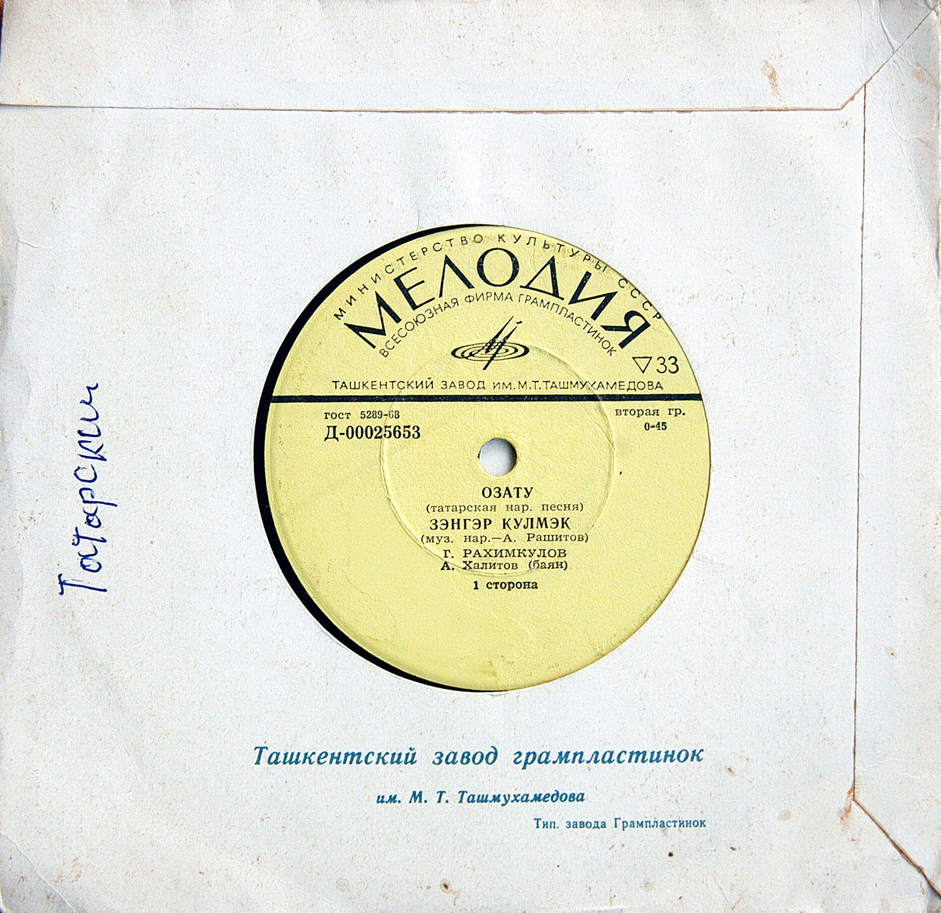 Габдулла РАХИМКУЛОВ: Татарские песни