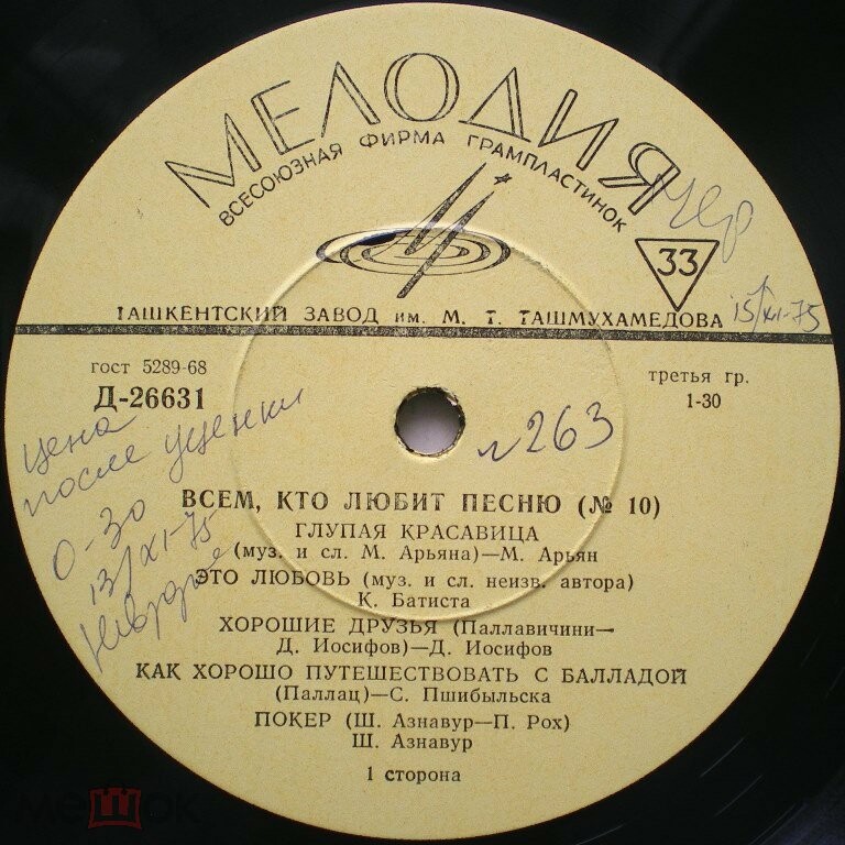 Всем, кто любит песню (№ 10)