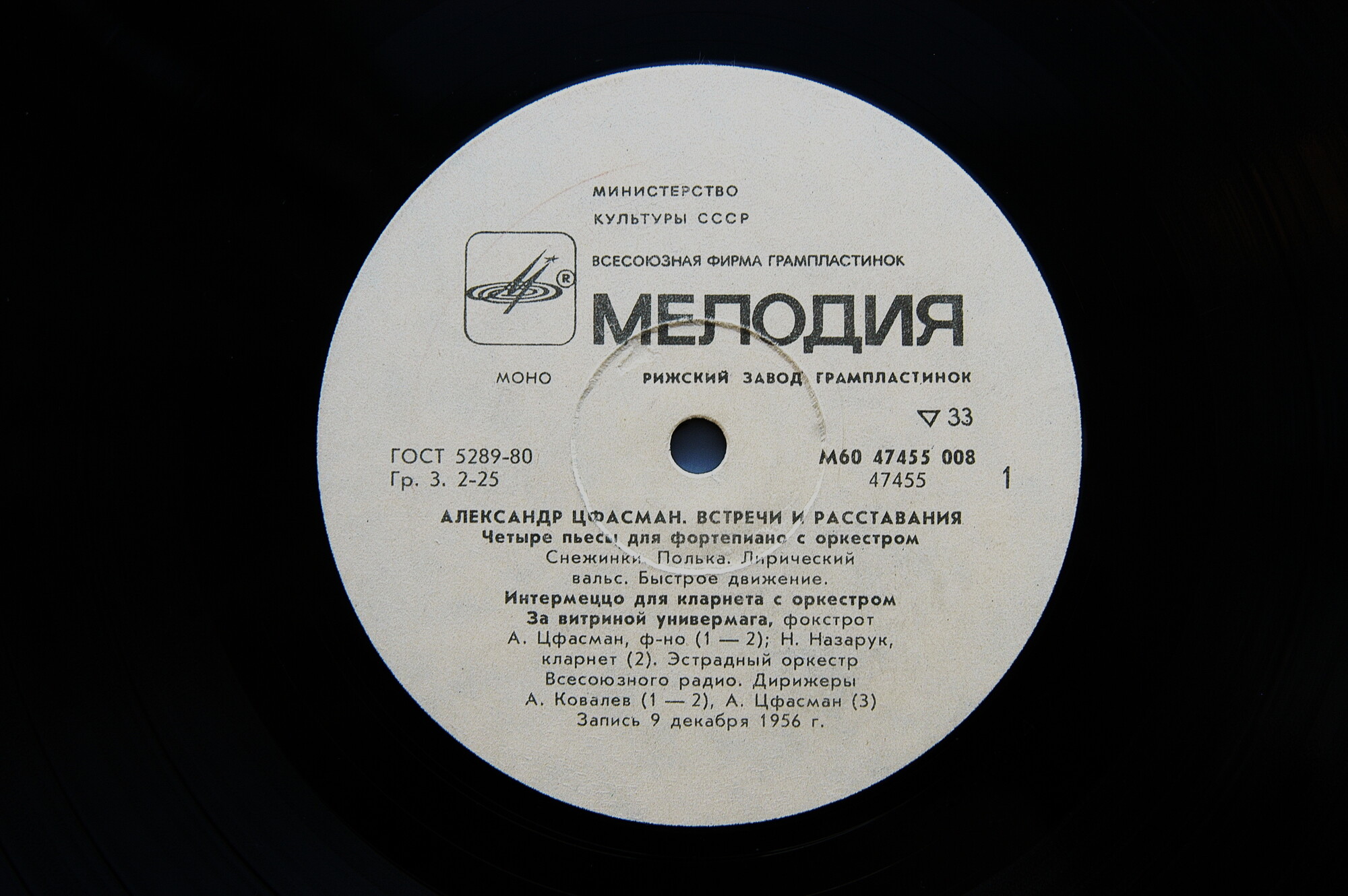 Александр Цфасман. Встречи и расставания