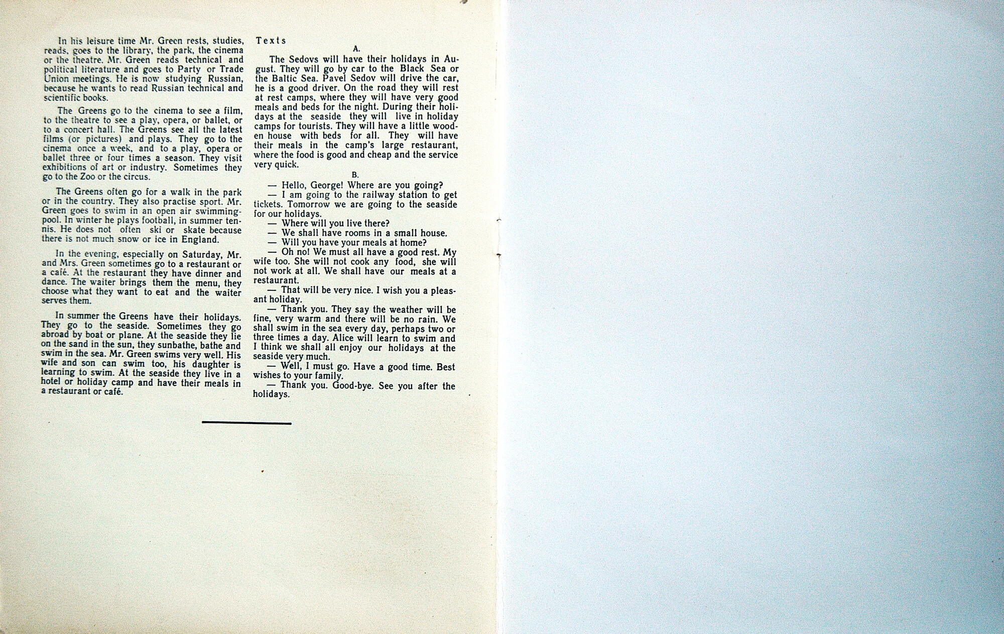 Говорите по-английски (тексты и диалоги из пособия Р. Диксона)